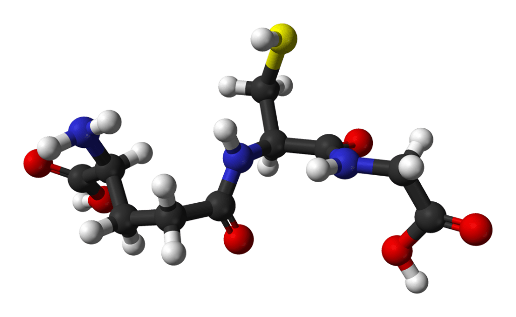 Glutathione-from-xtal-3D-balls hyperbaric studies